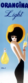 Advertising poster for the Orangina brand