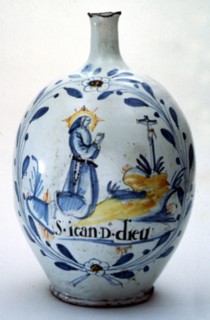 Faïence, vase de pharmacie