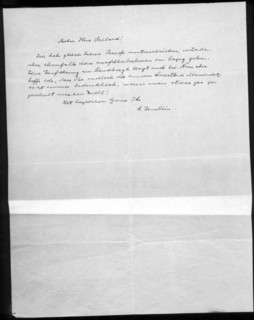 Letter from Einstein to President Roosevelt concerning the atomic bomb