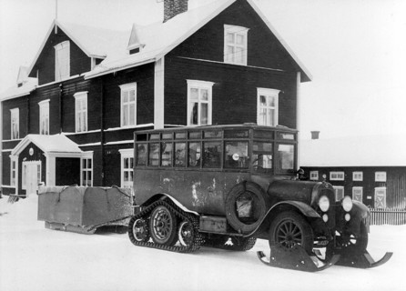Car with Caterpillar Tracks