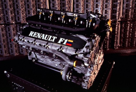 V 10 RS 7 engine of the Formula 1 Renault.