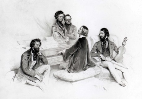 Franz Liszt et Hector Berlioz