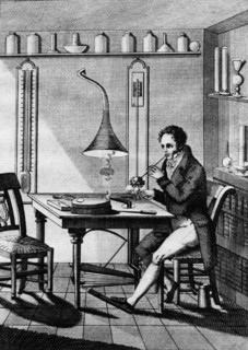 A chemist in his laboratory