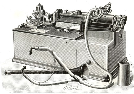 Phonographe de la compagnie américaine Edison