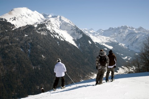 Paysage de montagne, Morzine