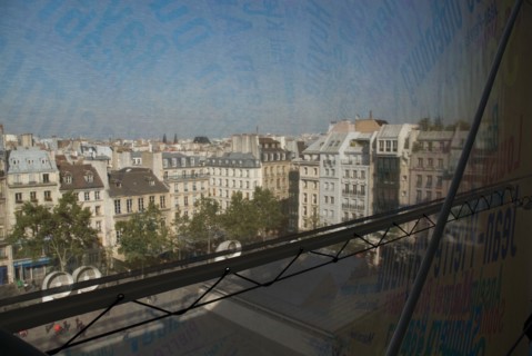 View over Paris from the Centre Georges Pompidou