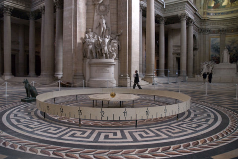 2008, Paris, Panthéon pendule de Foucault
