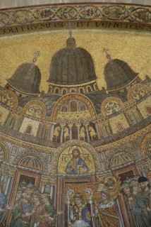 2009, basilique Saint Marc, mosaique de la porte di Sant'Alippio représentant la translation du