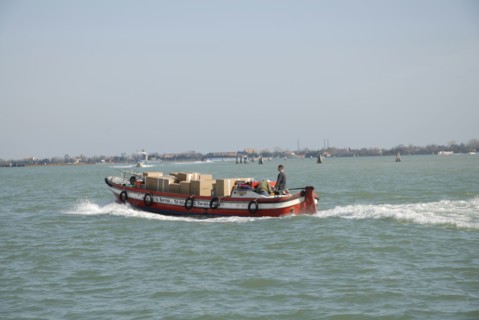 2009, bateau de marchandise, Venise