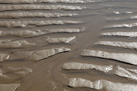 2009/ Belle-ile en Mer, plage, mer, reflets eau, sable
