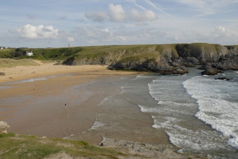 2009/ Belle-ile en Mer,  paysage, plage, mer, falaises, Bretagne