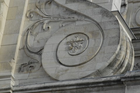 Détail de l'église du Val-de-Grâce à Paris