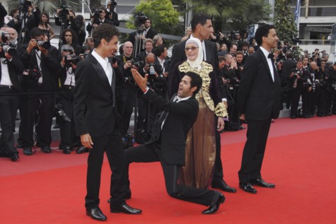 L'équipe du film "Hors la loi"