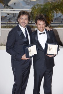 Javier Bardem and Elio Germano