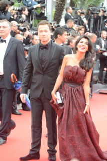 Stéphane Rousseau et Reem Kherici, Festival de Cannes 2013