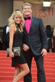 David Hasselhoff et Hayley Roberts, Festival de Cannes 2013