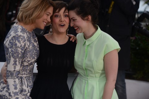 Léa Seydoux, Camille Lellouche et Rebecca Zlotowski, Festival de Cannes 2013