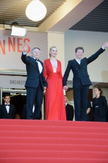 Roman Polanski, Emmanuelle Seigner et Mathieu Amalric, Festival de Cannes 2013