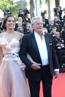 Marine Lorphelin et Alain Delon, Festival de Cannes 2013