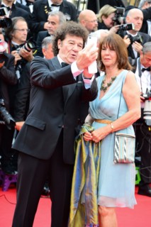 Robert Charlebois et sa femme, Festival de Cannes 2014