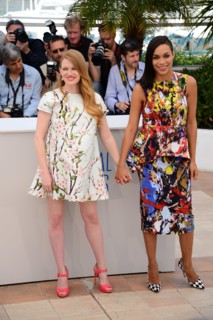 Mireille Enos et Rosario Dawson, Festival de Cannes 2014