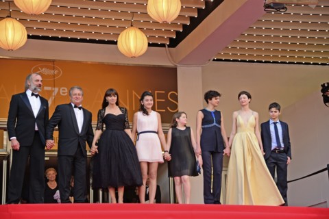 Equipe du film "Le Meraviglie", Festival de Cannes 2014
