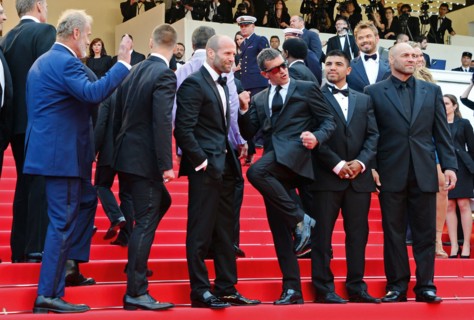 Equipe du film "Expendables : 3", Festival de Cannes 2014