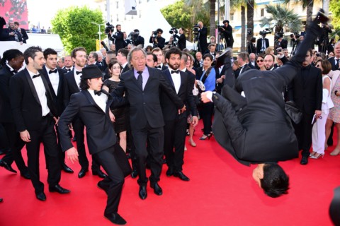 Les danseurs du film "Geronimo", Festival de Cannes 2014