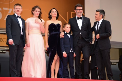 Cast and crew, "The search", 2014 Cannes film Festival