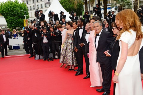 Cast and crew, "Qu'est-ce qu'on a fait au bon Dieu?", 2014 Cannes film Festival