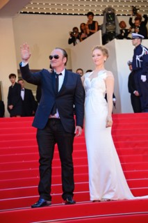 Uma Thurman et Quentin Tarantino, Festival de Cannes 2014