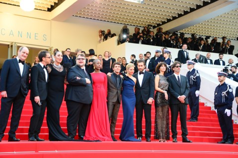 Pierre Lescure et les Membres du jury, Festival de Cannes 2015