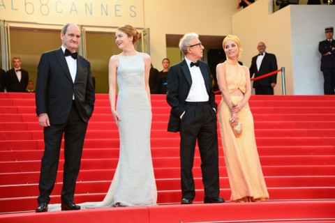 Pierre Lescure, Emma Stone, Woody Allen, Parker Posey, Festival de Cannes 2015