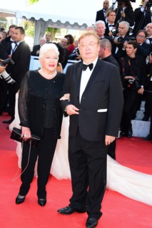 Line Renaud and Dominique Besnehard, 2016 Cannes Film Festival