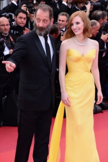Vincent Lindon and Jessica Chastain, 2016 Cannes Film Festival