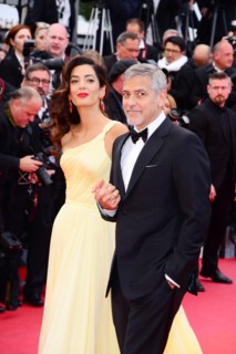 George Clooney with wife Amal, 2016 Cannes Film Festival
