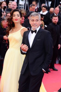 George Clooney with wife Amal, 2016 Cannes Film Festival