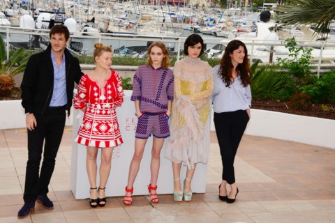 Crew of the film "La Danseuse", 2016 Cannes Film Festival