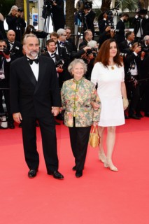 Antoine Duléry woth his wife, and Marthe Villalonga, 2016 Cannes Film Festival