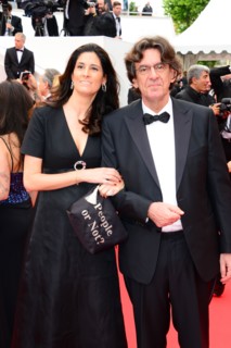 Luc Ferry et sa femme Marie-Caroline Becq Fouquières, Festival de Cannes 2016