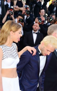 Equipe du film "The Last Face", Festival de Cannes 2016