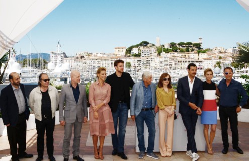 Equipe du film "Elle", Festival de Cannes 2016