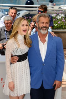 Erin Moriarty, Mel Gibson, 2016 Cannes Film Festival