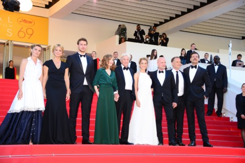 Equipe du film "Elle", Festival de Cannes 2016