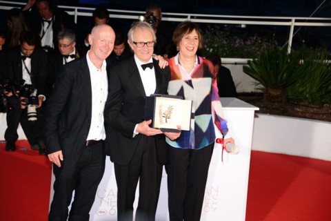 Paul Laverty, Ken Loach, Rebecca O'Brien, Festival de Cannes 2016