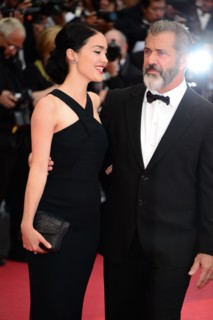 Mel Gibson et sa compagne Rossalind Ross, Festival de Cannes 2016