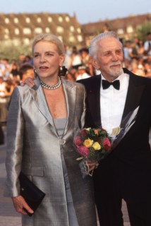Kirk Douglas with Lauren Bacall