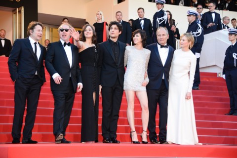 Crew of the film "Les fantômes d'Ismaël", 2017 Cannes Film Festival