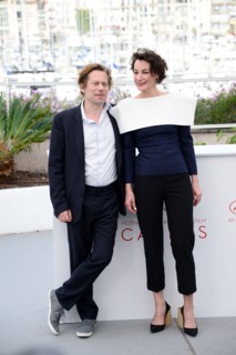 Mathieu Amalric and Jeanne Balibar, 2017 Cannes Film Festival