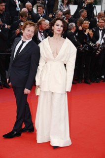 Jeanne Balibar, Mathieu Amalric, 2017 Cannes Film Festival